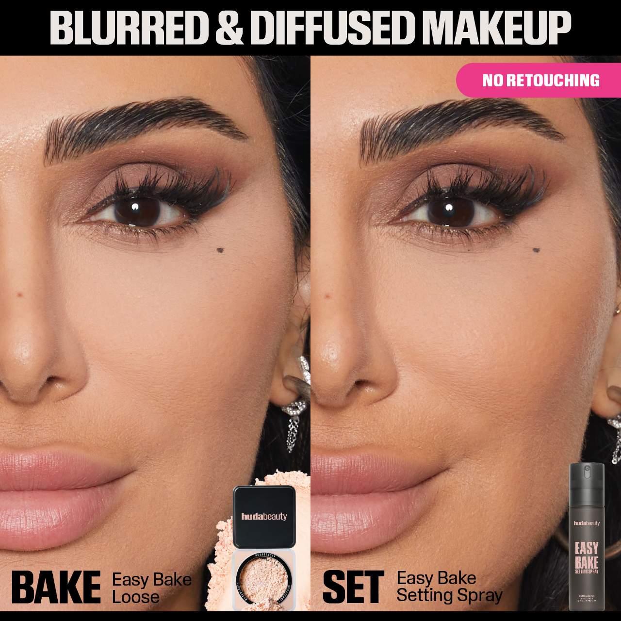 Pre Venta: Huda Beauty | Easy Bake Blurring Setting Spray with 16-Hour Wear
