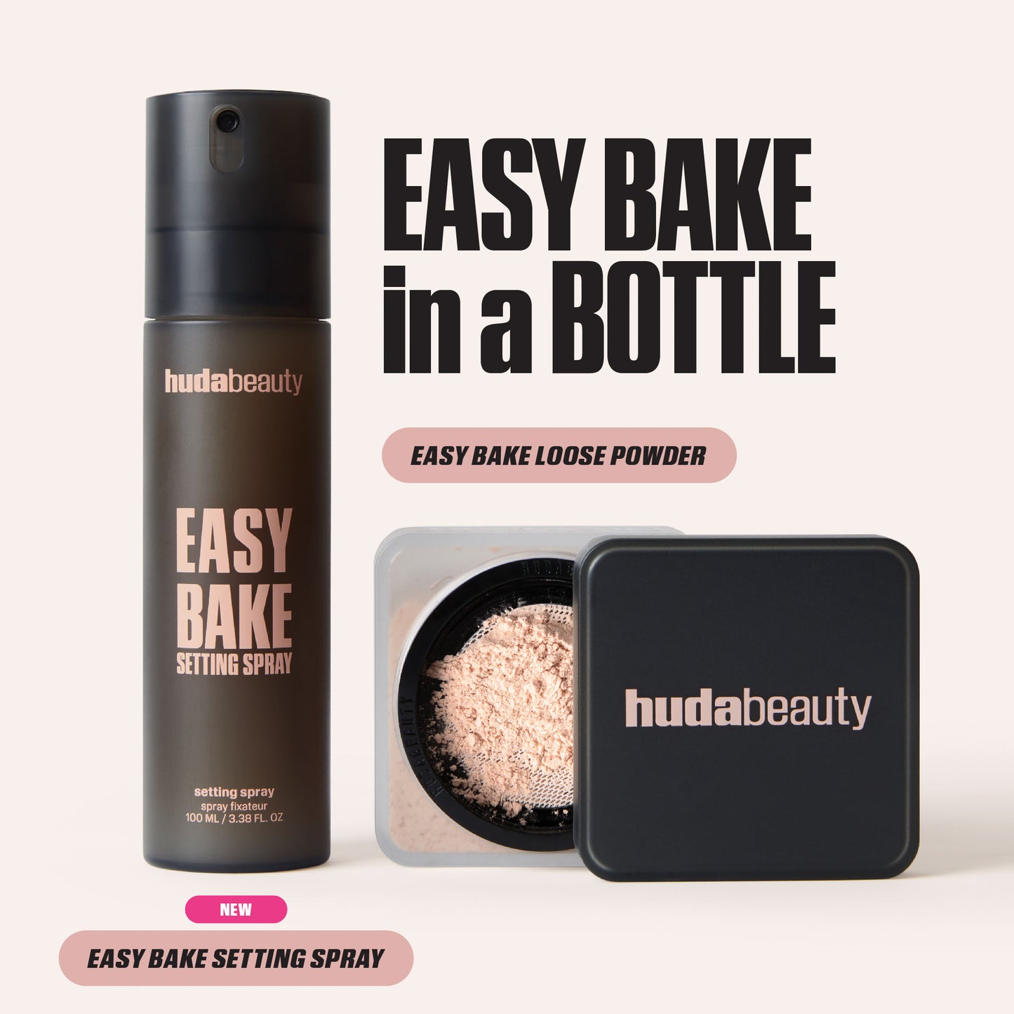 Pre Venta: Huda Beauty | Easy Bake Blurring Setting Spray with 16-Hour Wear