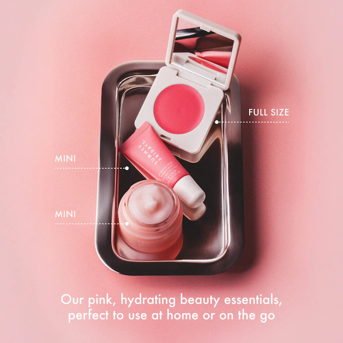 Pre Venta: Summer Fridays | The Dewy Pink Set with mini Lip Butter Balm in Pink Sugar