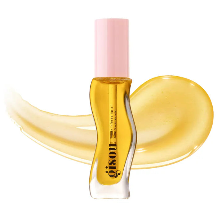Pre Venta: Gisou | Honey Infused Hydrating Lip Oil | Honey Gold | Clear Golden Glow