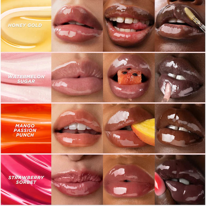 Pre Venta: Gisou | Honey Infused Hydrating Lip Oil | Strawberry Sorbet | Sheer Pinky Red