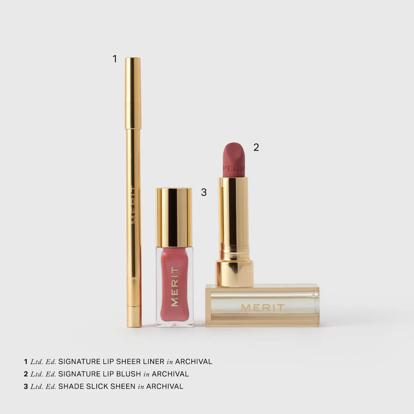 Pre Venta: Merit | The Archival Lip Essentials Gift Set