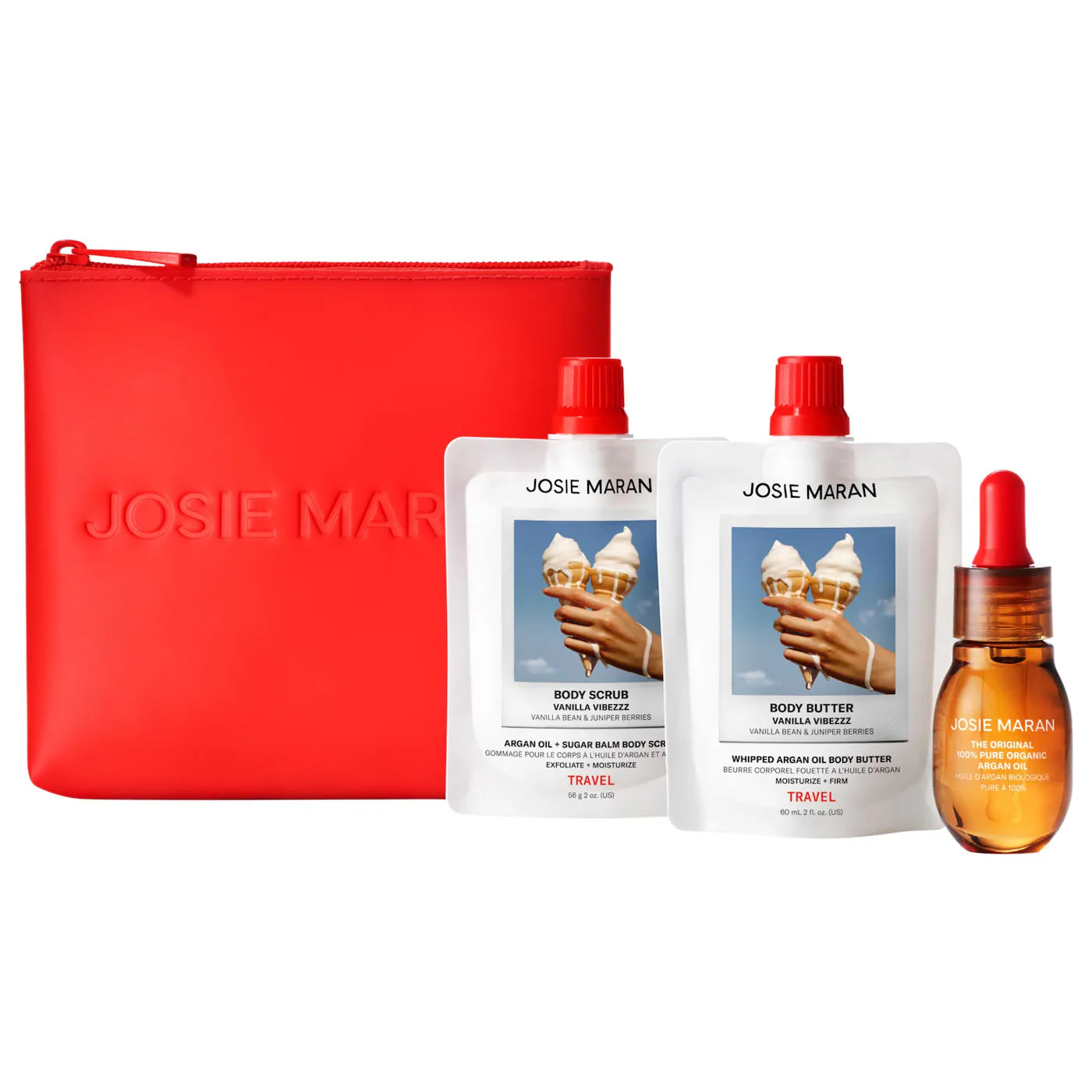 Pre Venta: Josie Maran | The Babies 3-Piece Hydration Travel Trio