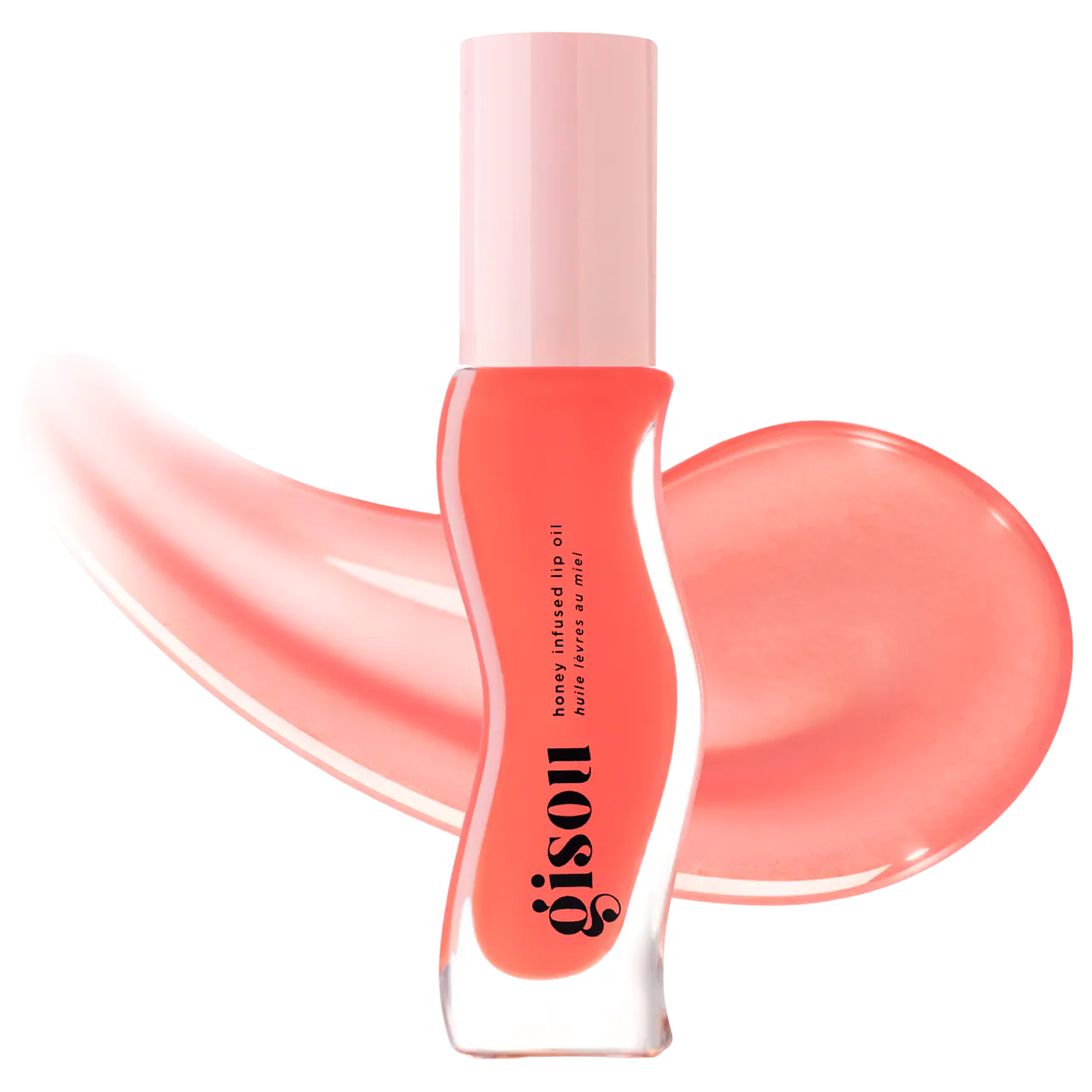 Pre Venta | Gisou | Honey Infused Hydrating Lip Oil | Bee-llini Peach - sheer soft peach