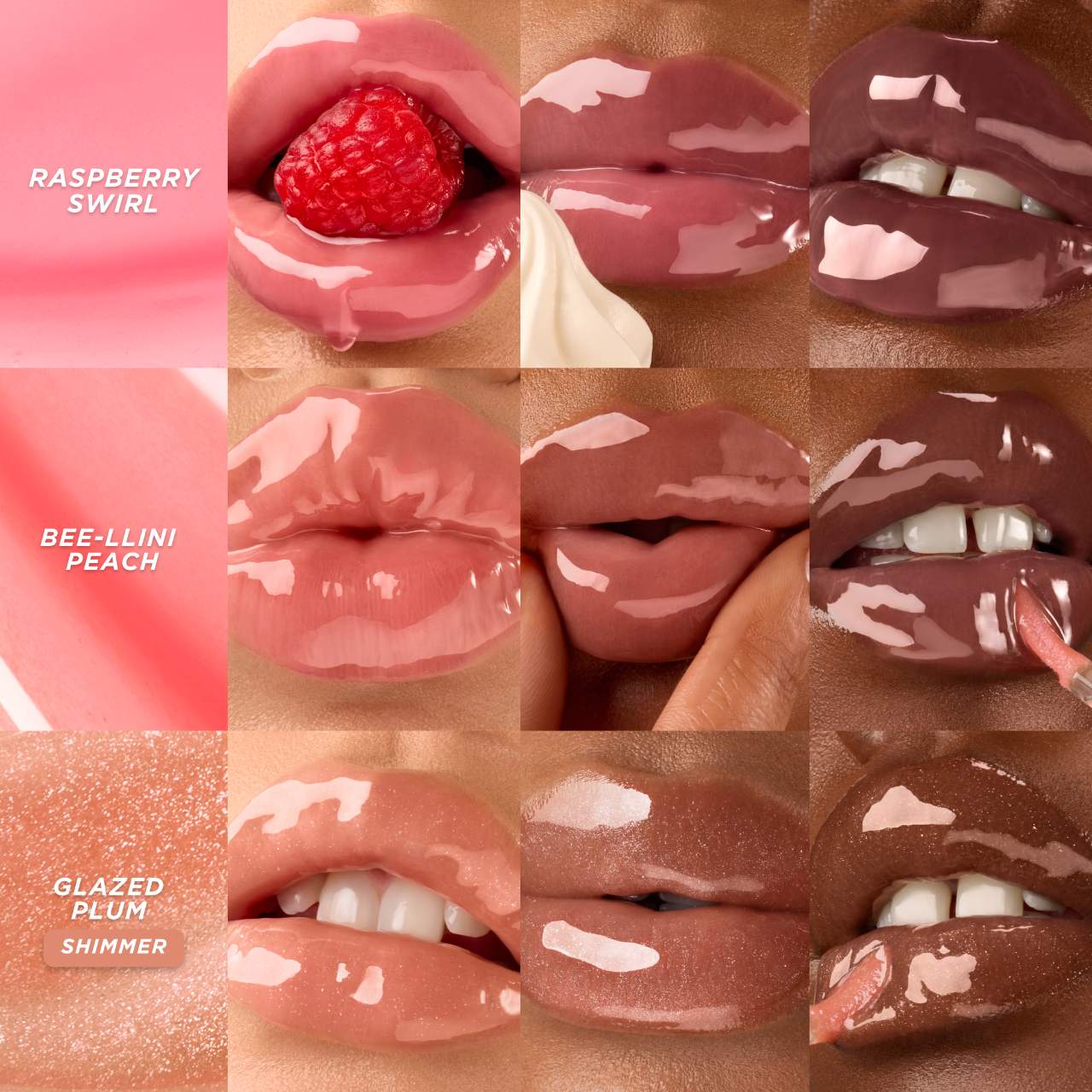 Pre Venta | Gisou | Honey Infused Hydrating Lip Oil | Bee-llini Peach - sheer soft peach