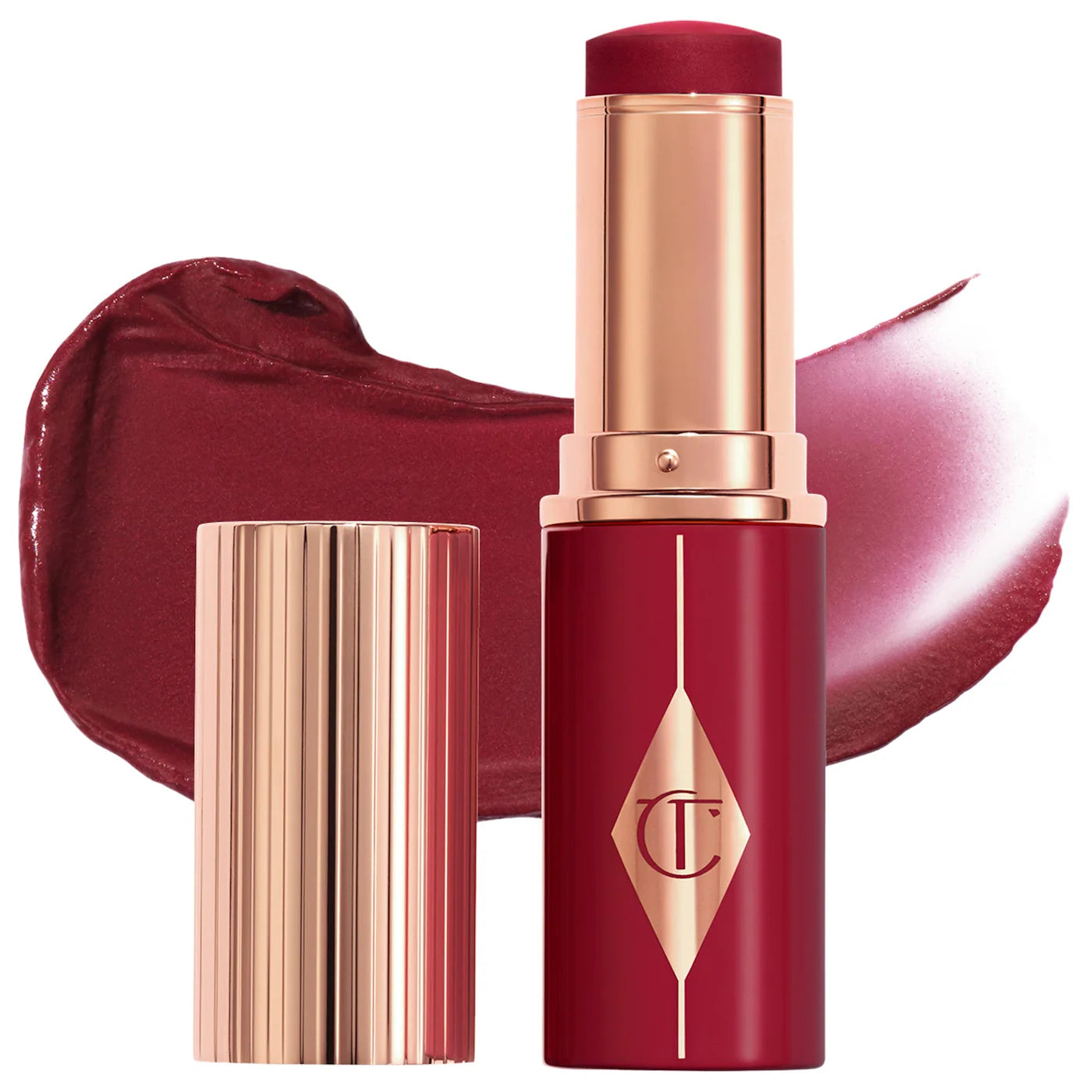 Pre Venta: Charlotte Tilbury | Unreal Lip + Cheek Glow Blush Stick with Hyaluronic Acid