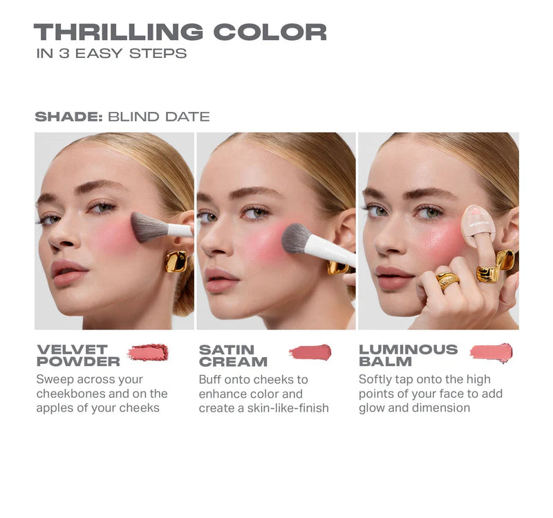 Pre Venta: Morphe | Cheek Thrills Multi-Finish Face Trio