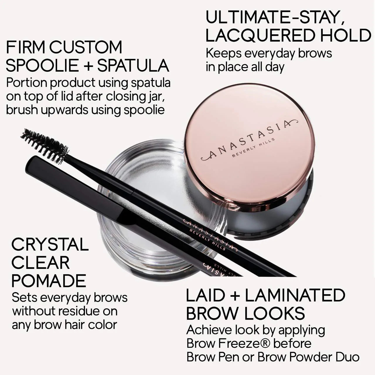 Pre Venta: Anastasia Beverly Hills | Brow Freeze Extreme Hold Laminated-Look Sculpting Eyebrow Wax
