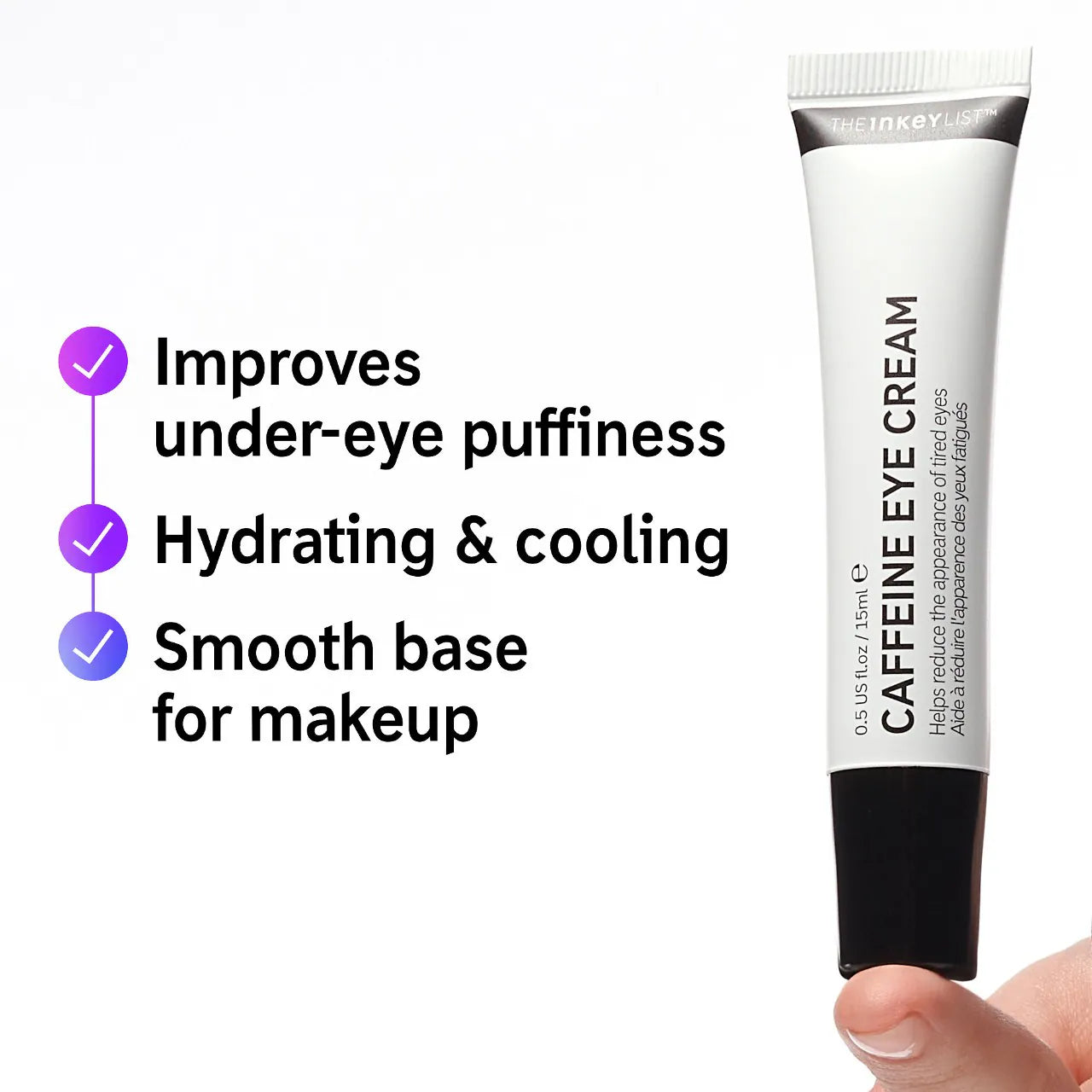 Pre Venta: The Inkey List | Caffeine De-puffing + Dark Circle Eye Cream