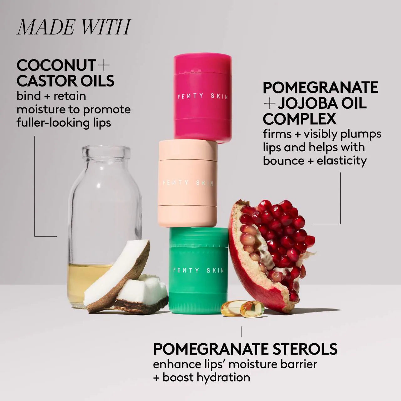 Pre Venta: Fenty Beauty by Rihanna | Cherriez Gone Bad Hydrating Lip Care Duo + Keychain