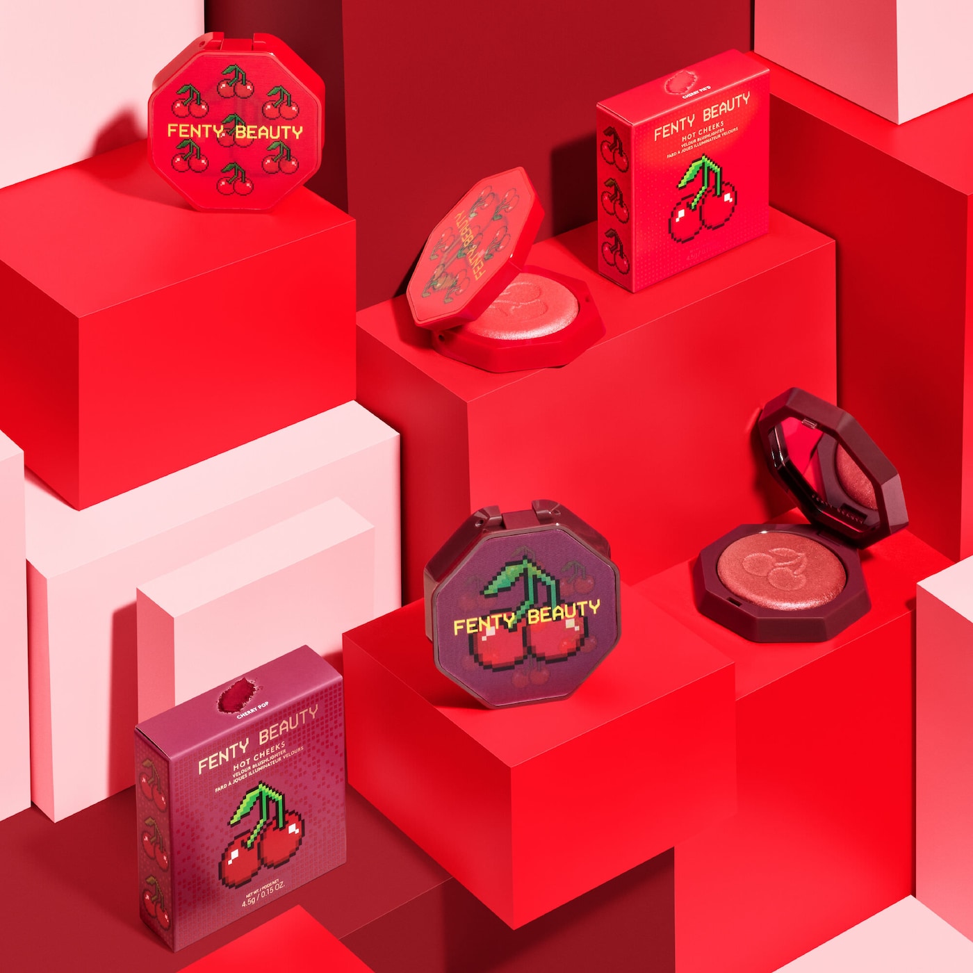 Pre Venta: Fenty Beauty by Rihanna | Chocolate Cherriez 2-Piece Lip Set + Pouch