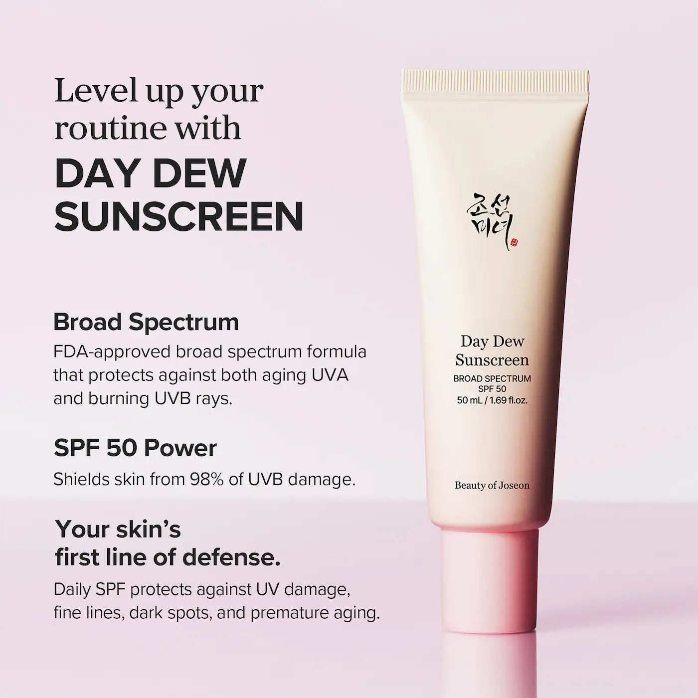 Pre Venta: Beauty of Joseon | Day Dew Sunscreen Lightweight SPF 50