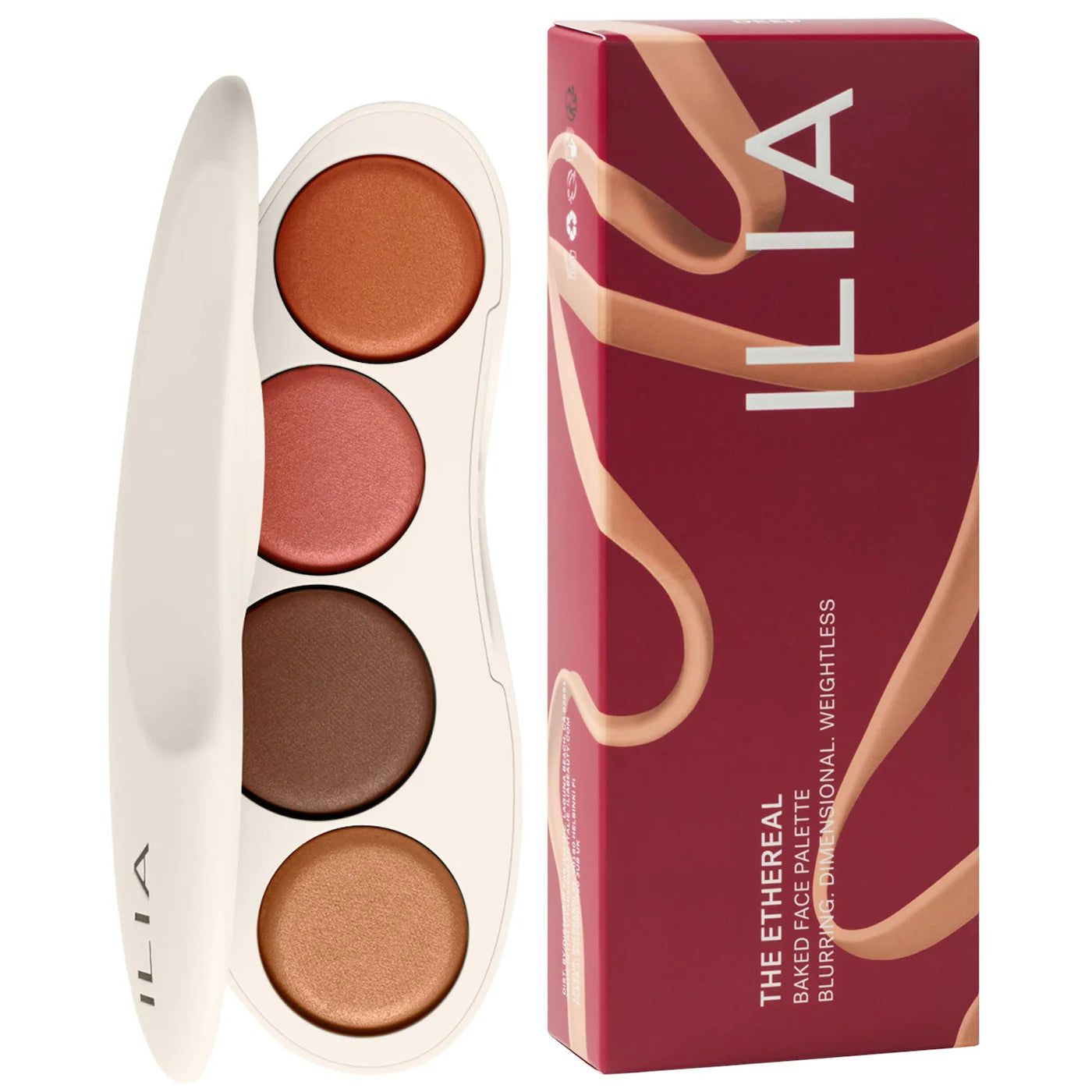 Pre Venta: Ilia | The Ethereal Baked Face Palette - Long-Wear Bronzer, Highlighter & Blush