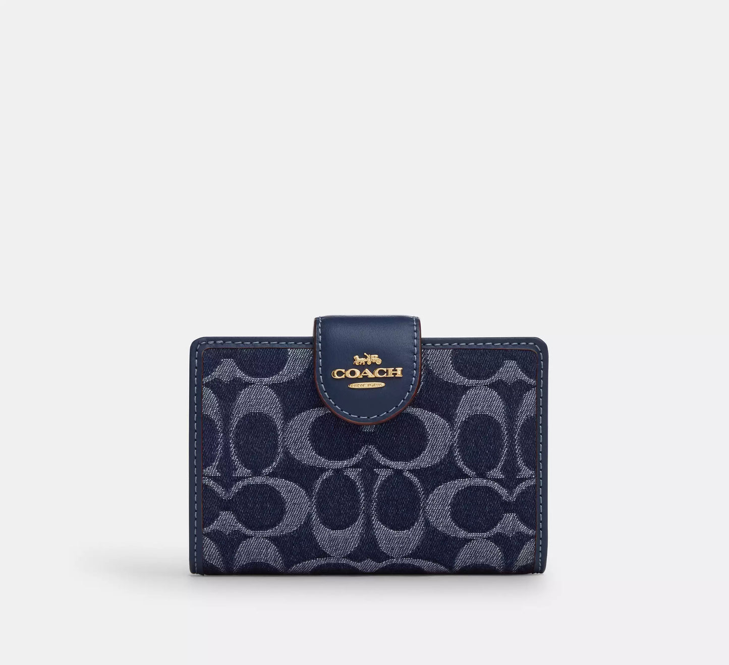 Pre Venta: C0ach | Medium Corner Zip Wallet In Signature Canvas