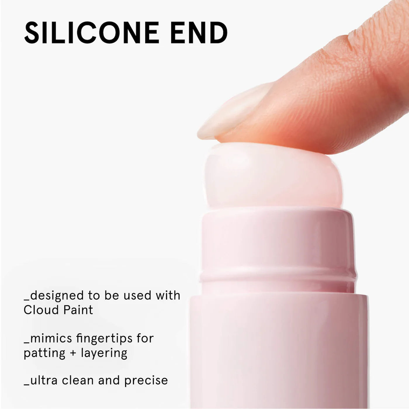 Pre Venta: Glossier | Cloud Paint Dual-Ended Cheek Blush Brush