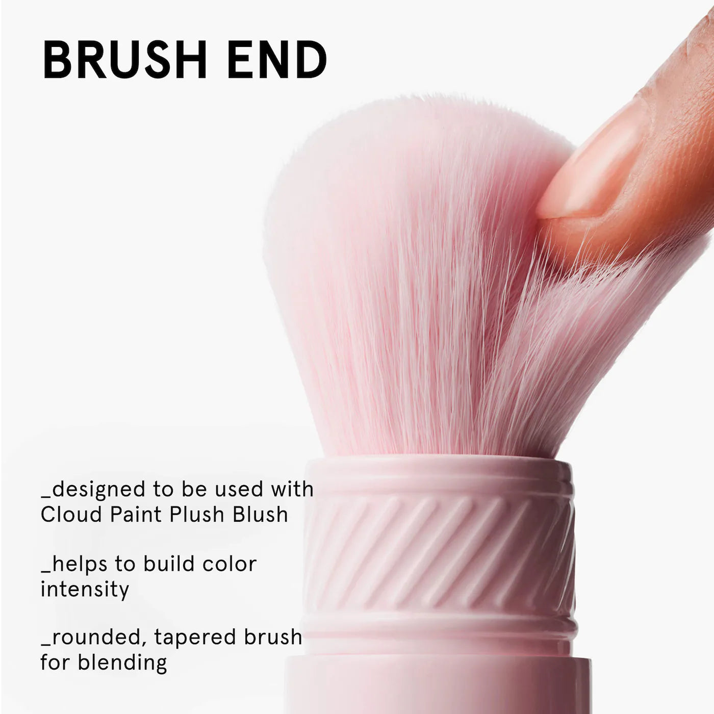Pre Venta: Glossier | Cloud Paint Dual-Ended Cheek Blush Brush