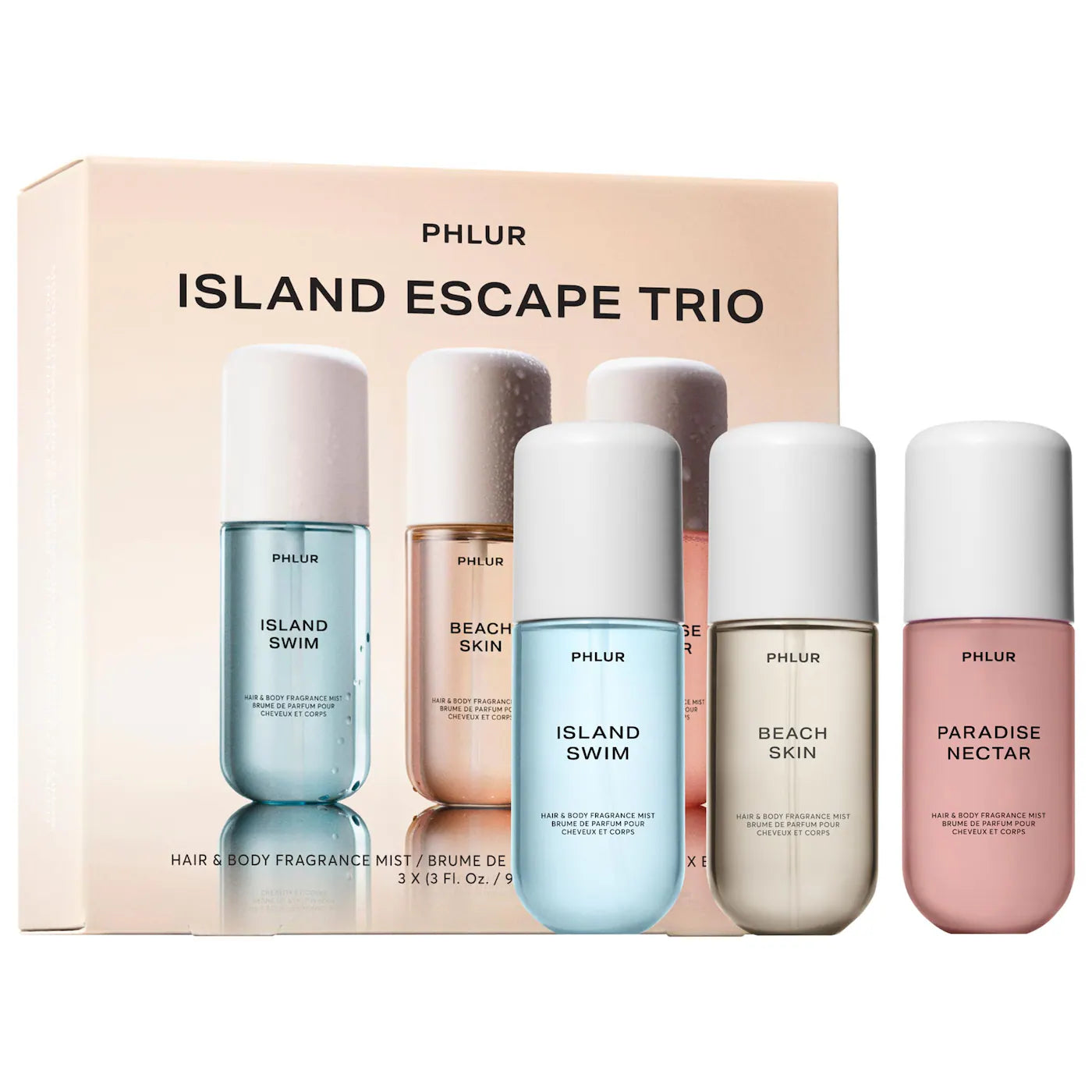 Pre Venta: Phlur | Island Escape Body Mist Trio Set