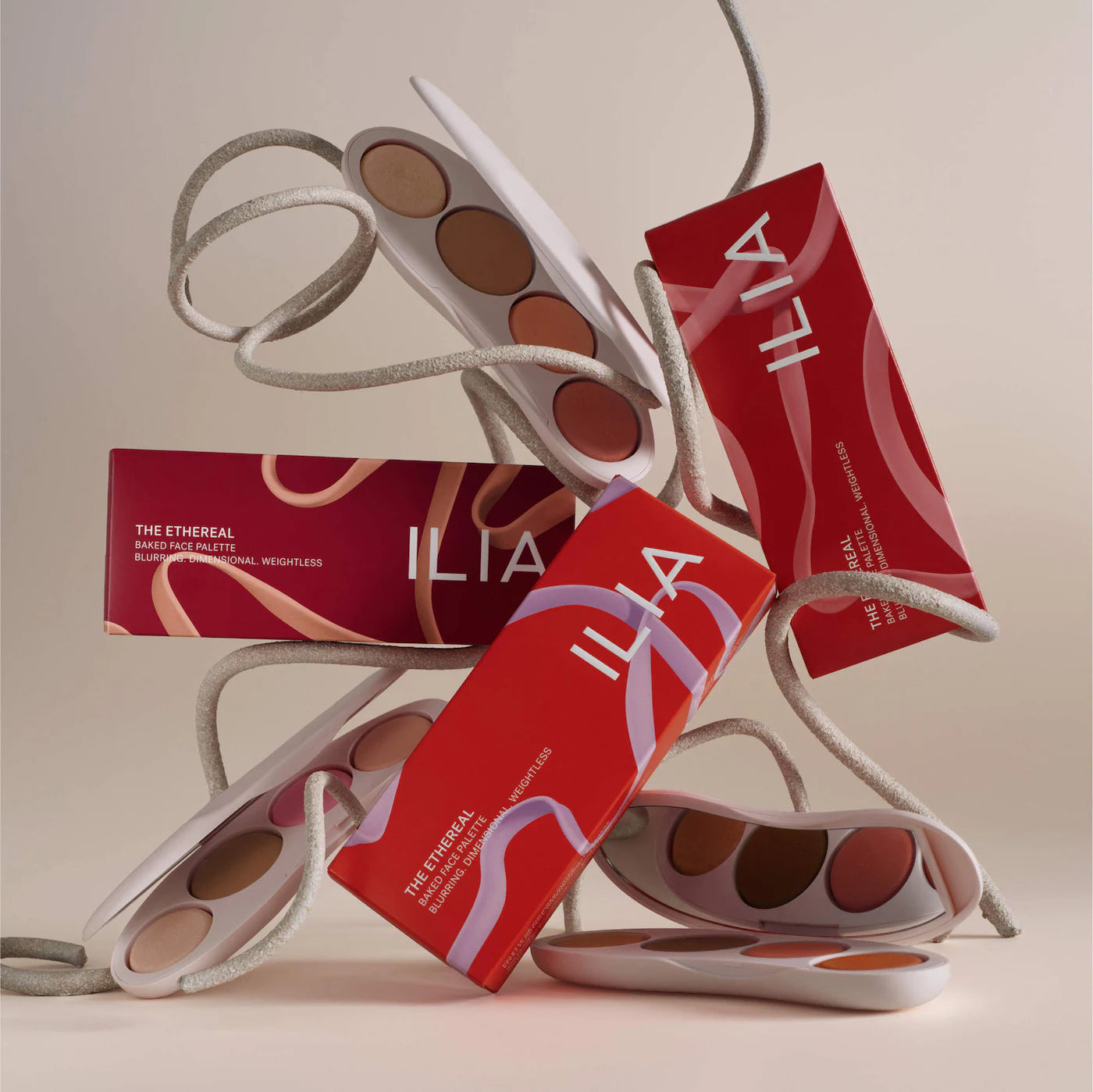 Pre Venta: Ilia | The Ethereal Baked Face Palette - Long-Wear Bronzer, Highlighter & Blush