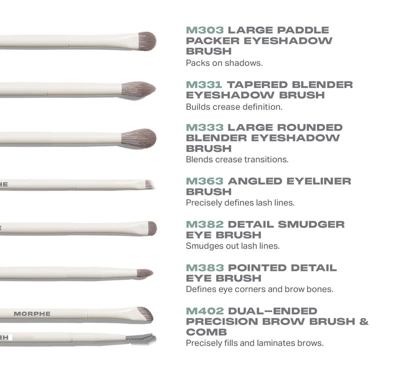 Pre Venta: Morphe | Eye Want It All 7-Piece Eye Brush Set
