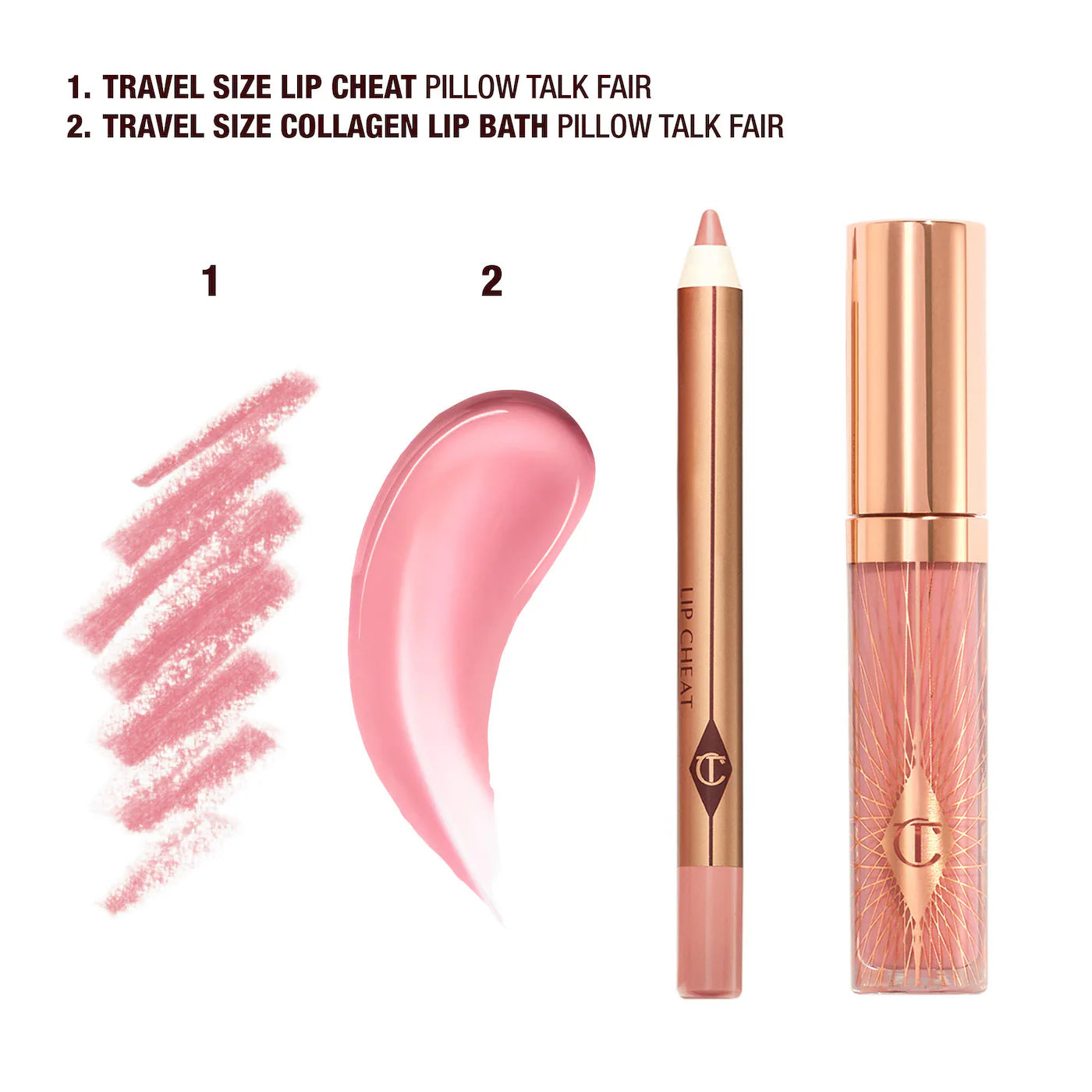 Pre Venta: Charlotte Tilbury | Mini Pillow Talk Glossy Lip Duos