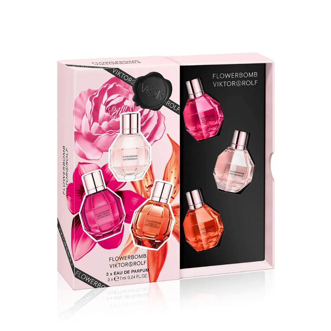Pre Venta: Viktor&Rolf | Mini Flowerbomb Perfume Trio Set