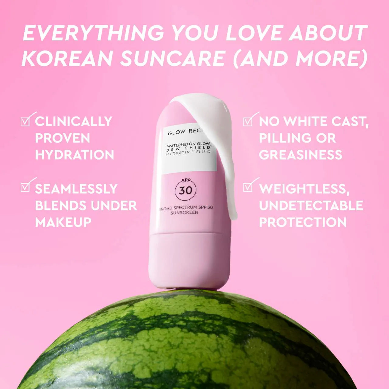 Pre Venta: Glow Recipe | Dew Shield SPF 30 Hydrating Fluid Sunscreen
