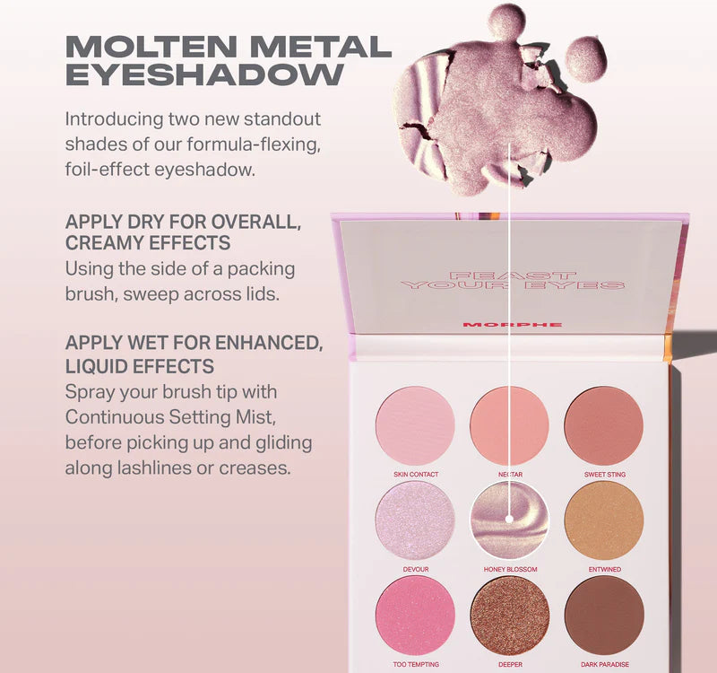 Pre Venta: Morphe | Forbidden Honey Eyeshadow Palette