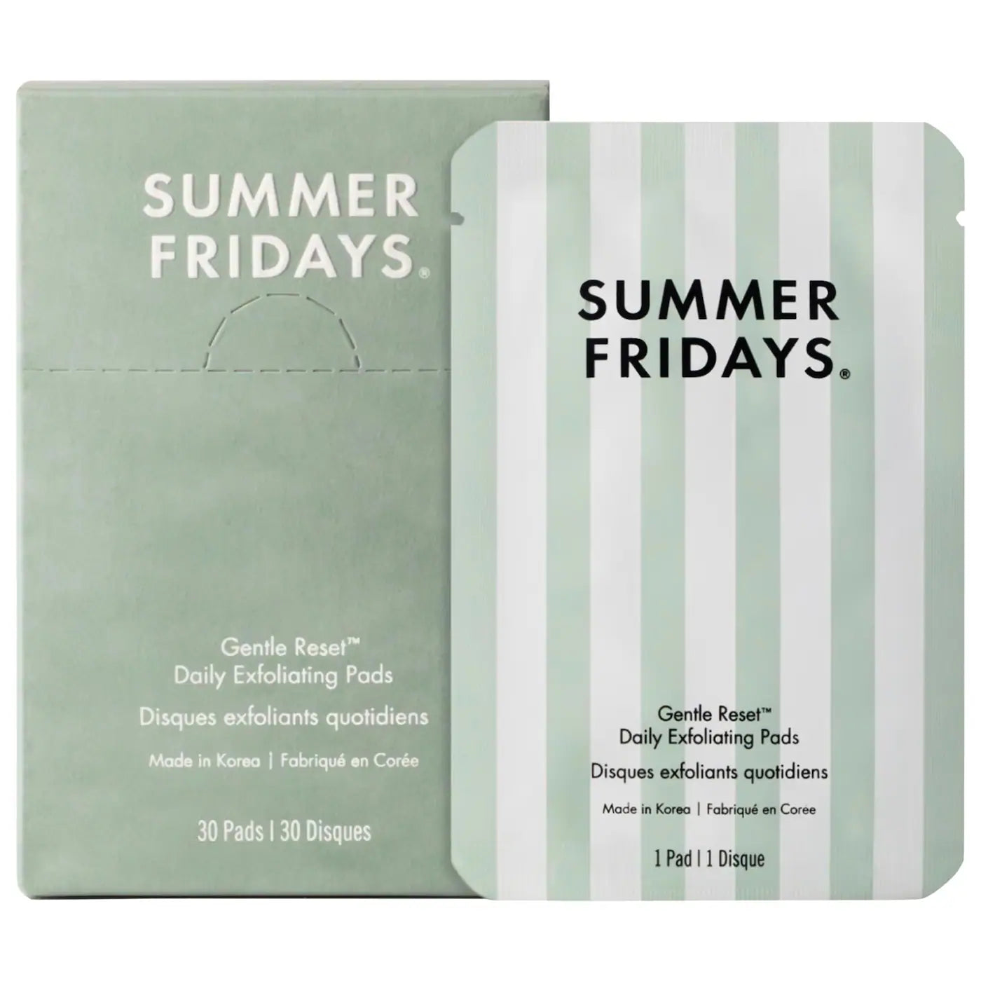 Pre Venta: Summer Fridays | Gentle Reset Daily Exfoliating Pads to Smooth + Minimize Pores with AHAs