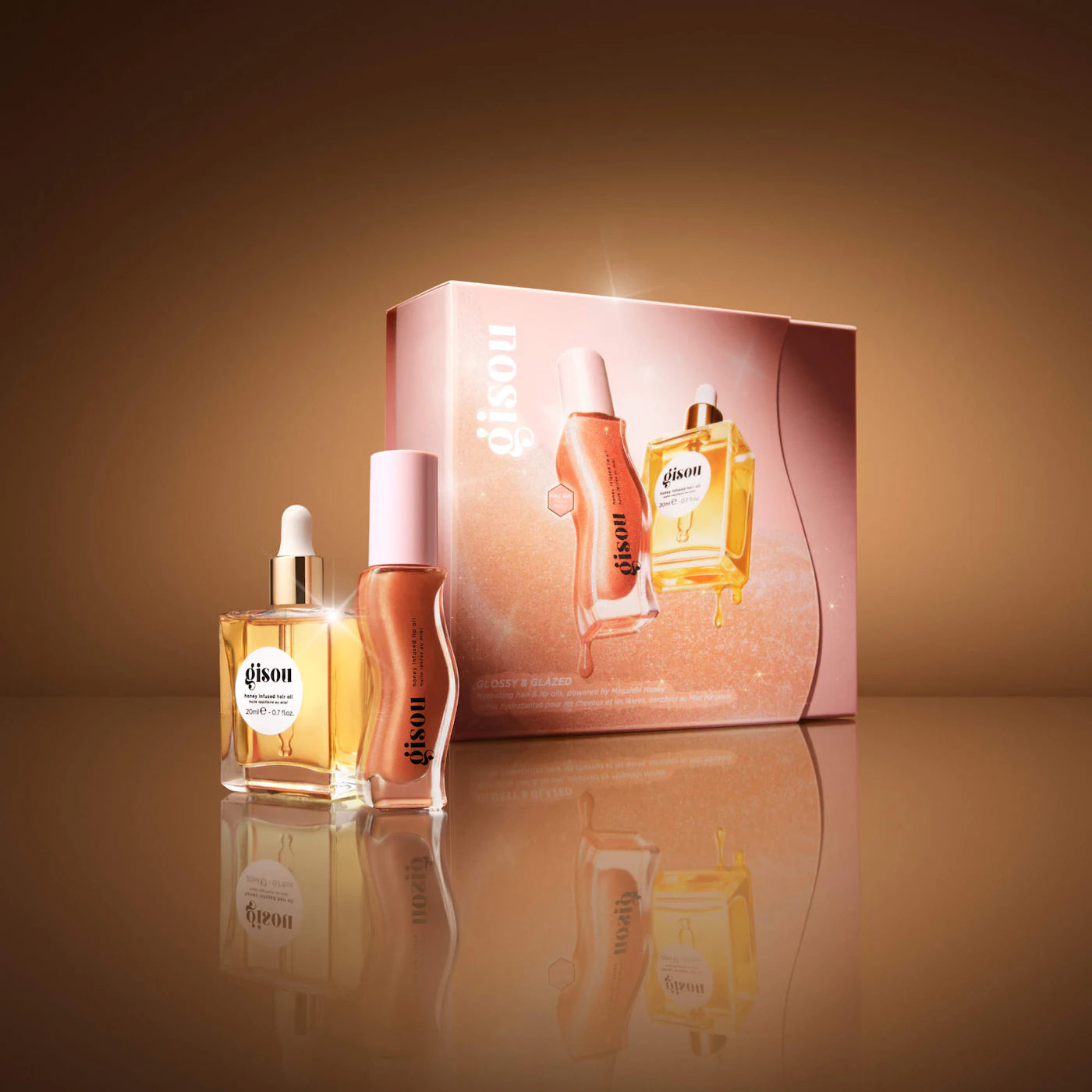 Pre Venta: Gisou | Glossy & Glazed Hair & Lip Oil Gift Set