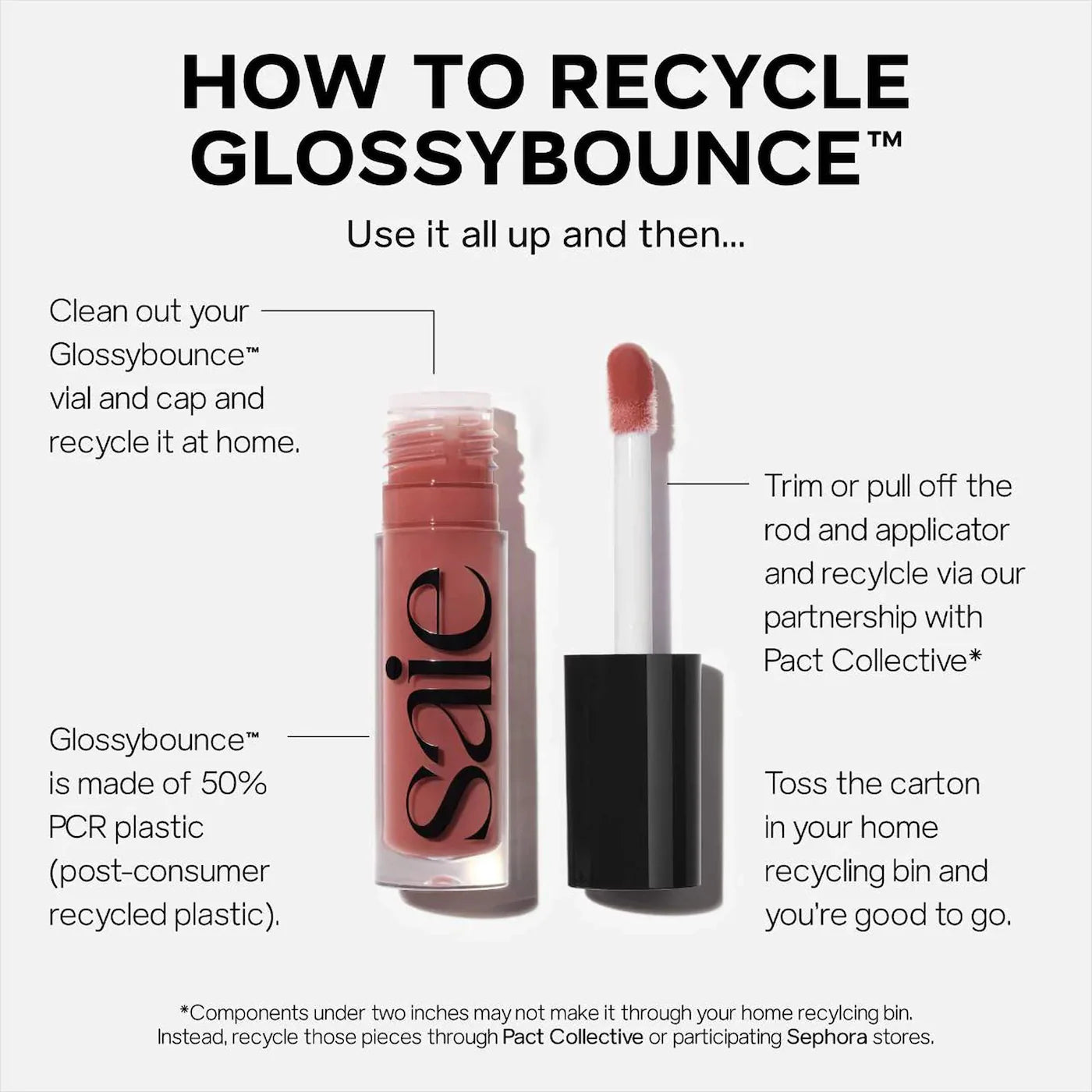 Pre Venta: Saie | Glossybounce High-Shine Hydrating Lip Gloss Oil