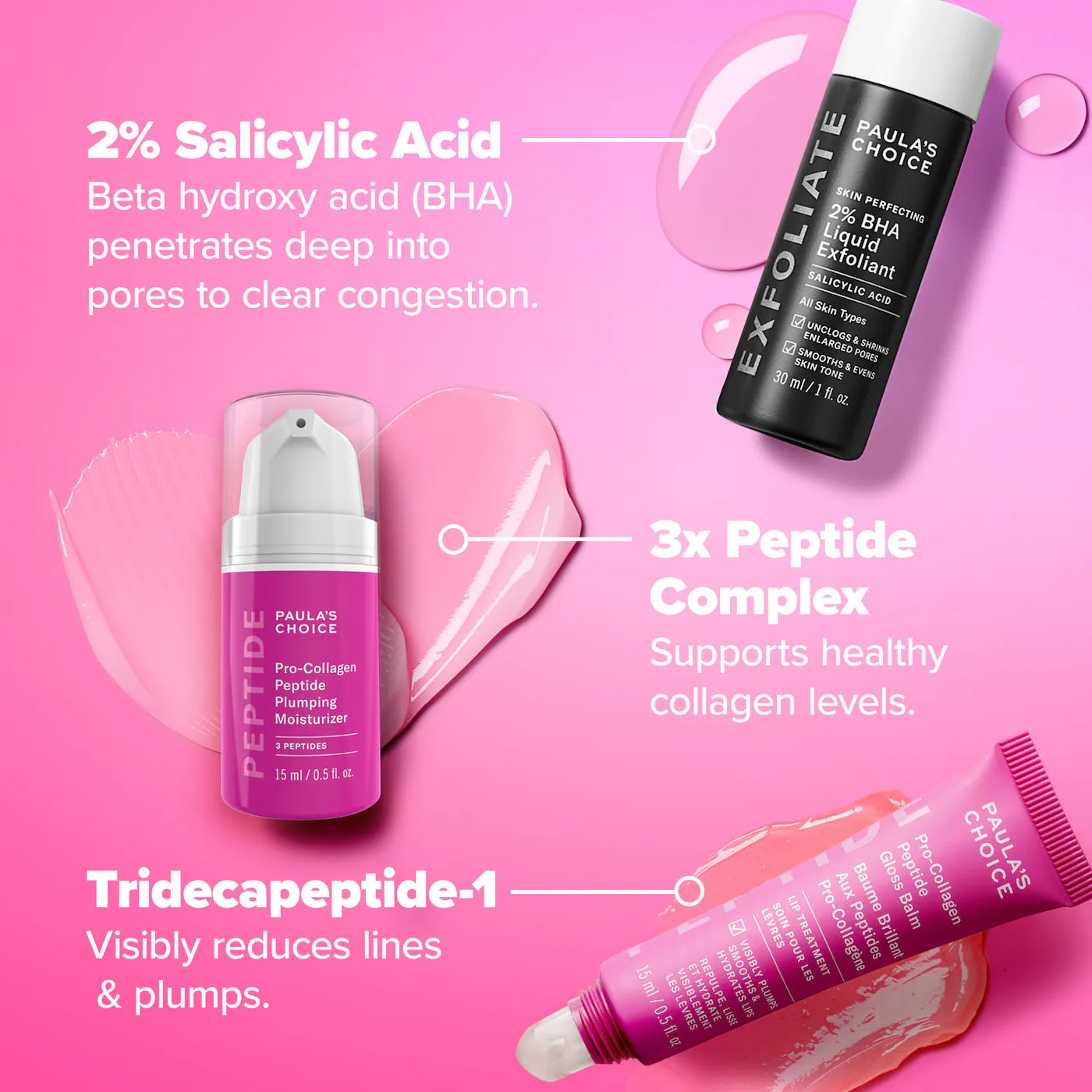 Pre Venta: Paula's Choice | Plump & Glow 3-Step Kit for Clear, Firm Skin
