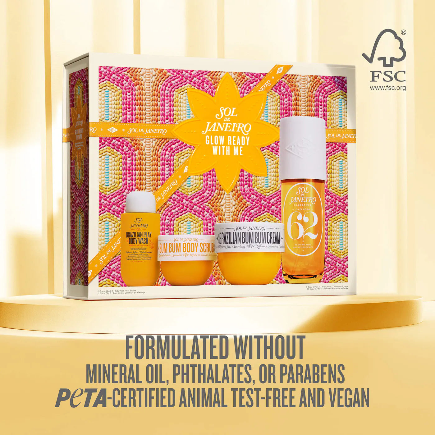 Pre Venta: Sol De Janeiro | Glow Ready With Me Bum Bum Body Routine Gift Set
