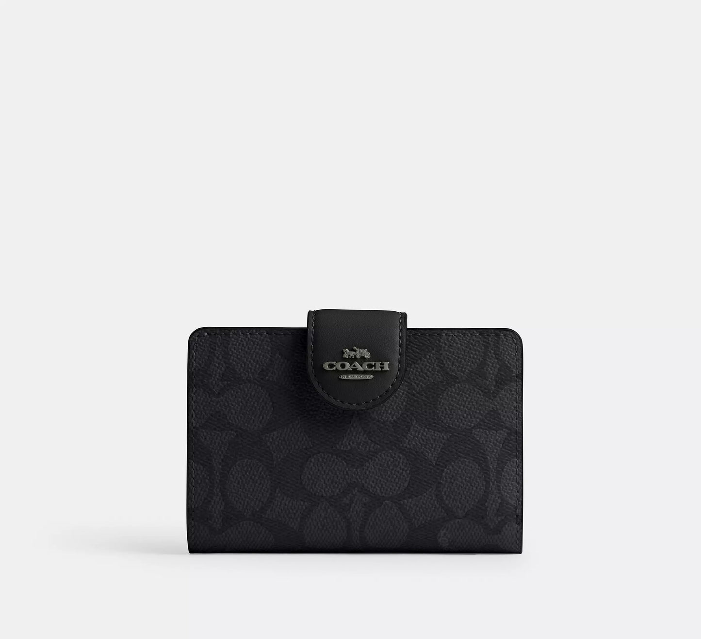 Pre Venta: C0ach | Medium Corner Zip Wallet In Signature Canvas
