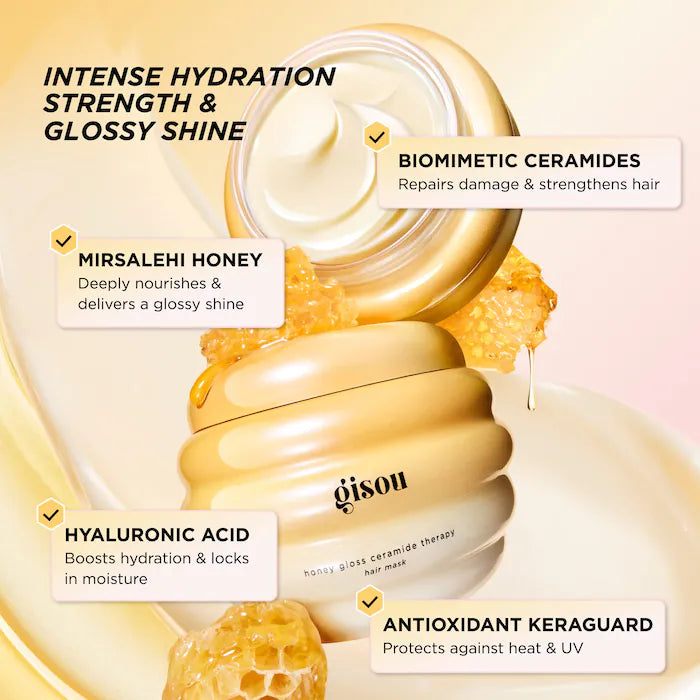 Pre Venta: Gisou | Honey Gloss Ceramide Therapy Hydrating Hair Mask