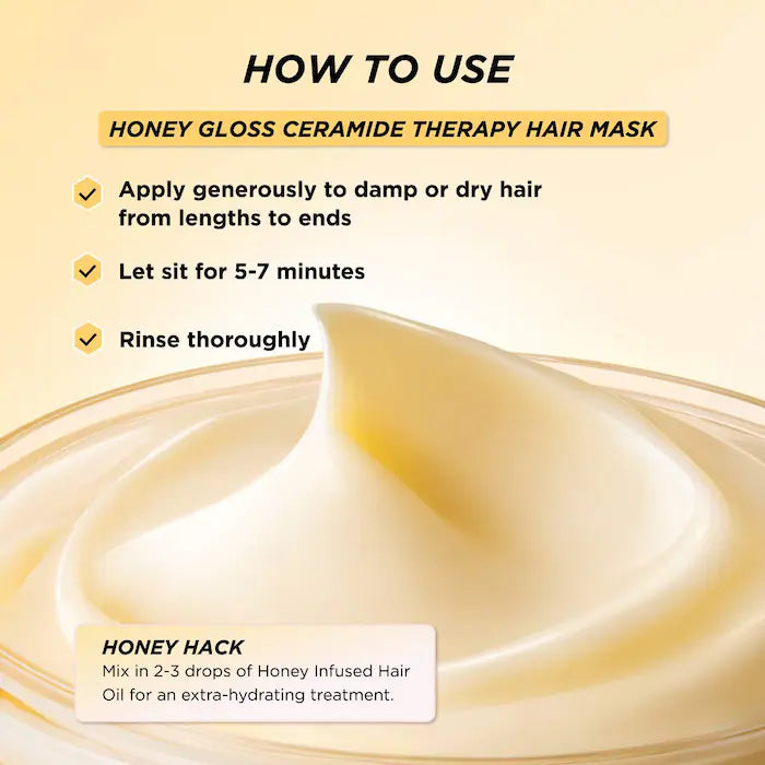 Pre Venta: Gisou | Honey Gloss Ceramide Therapy Hydrating Hair Mask