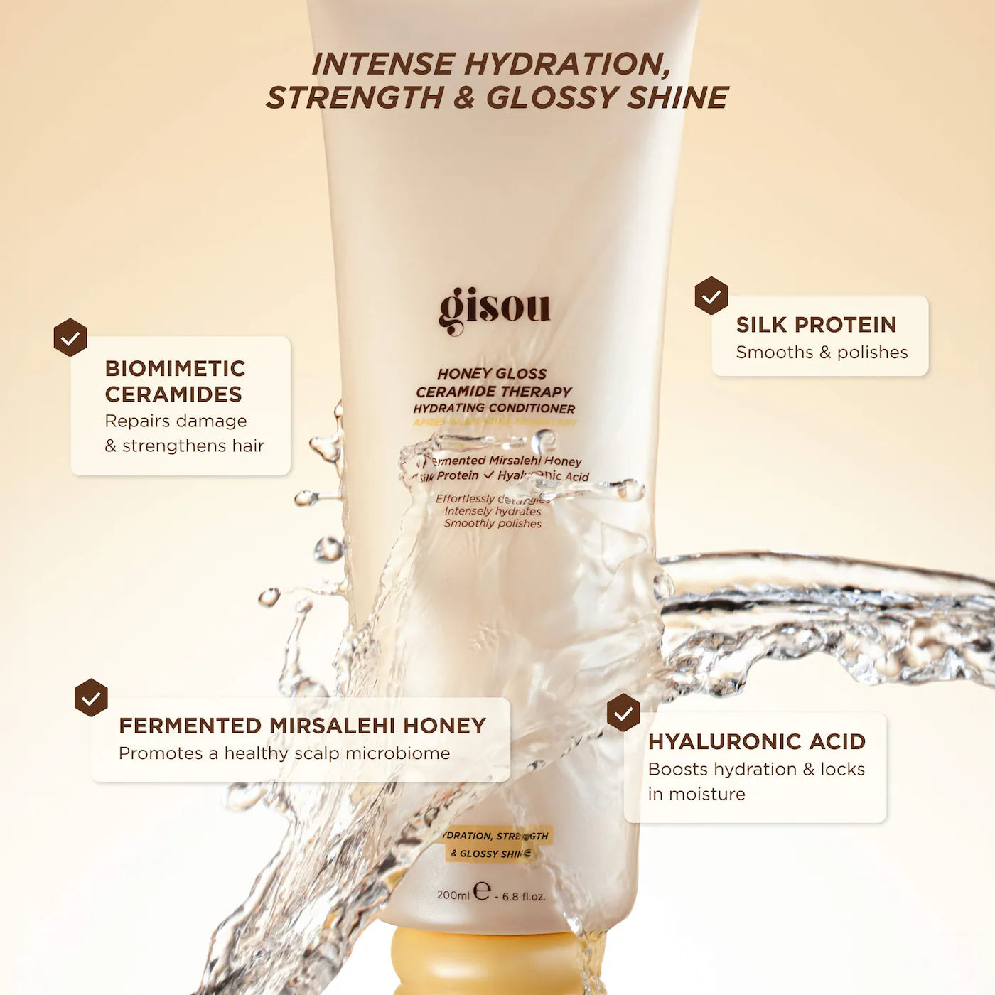 Pre Venta: Gisou | Honey Gloss Ceramide Therapy Hydrating Conditioner