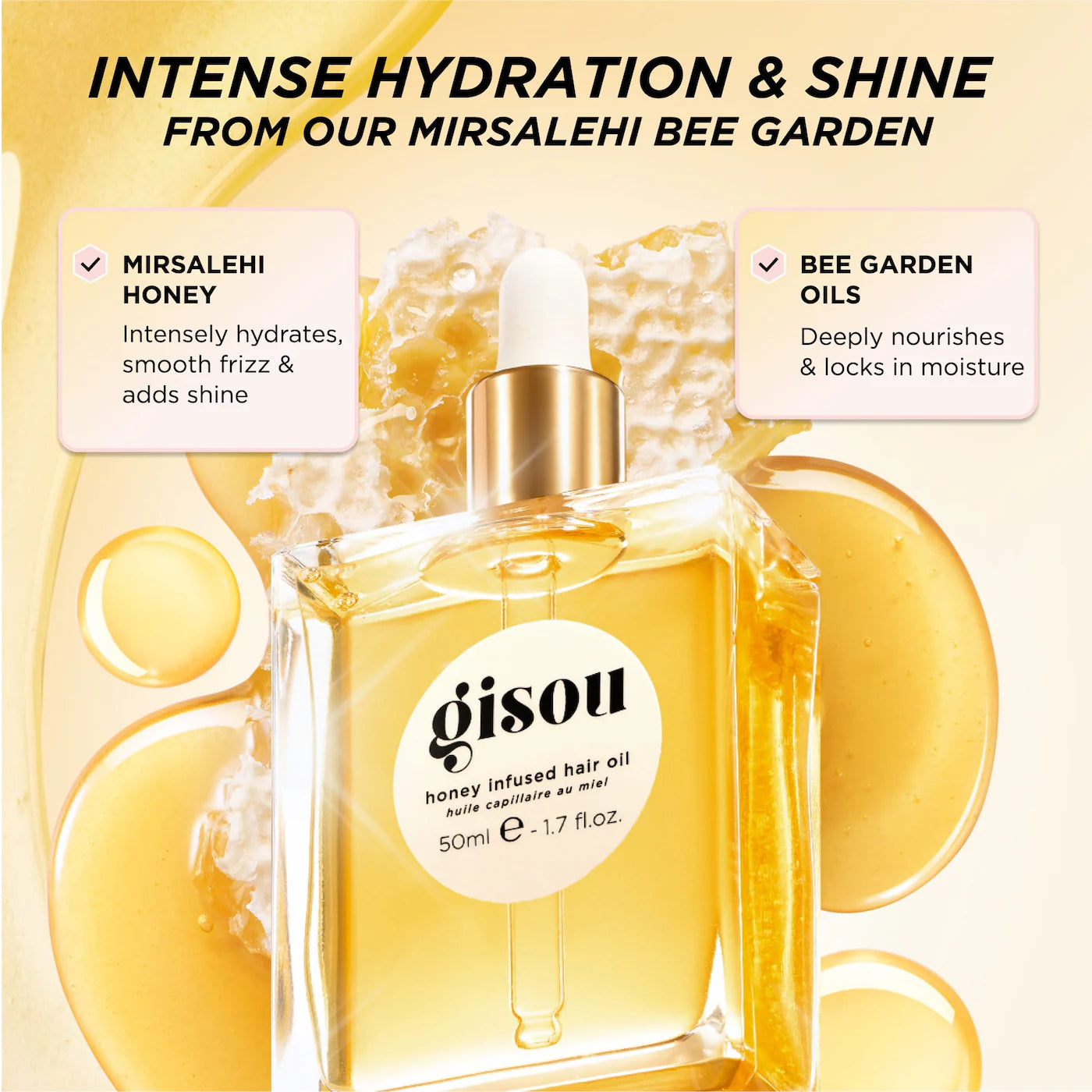 Pre Venta: Gisou | Mini Honey Infused Hair Oil