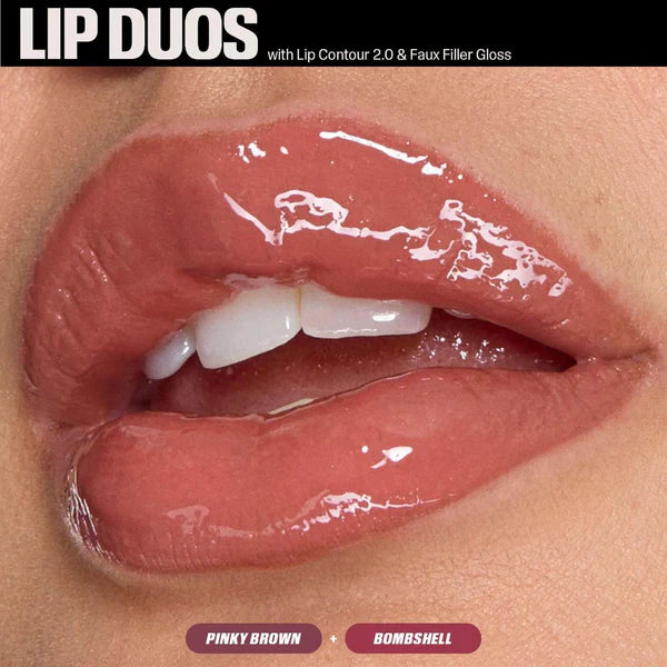 Huda Beauty | Juicy Bombshell Lip Gloss + Liner Set