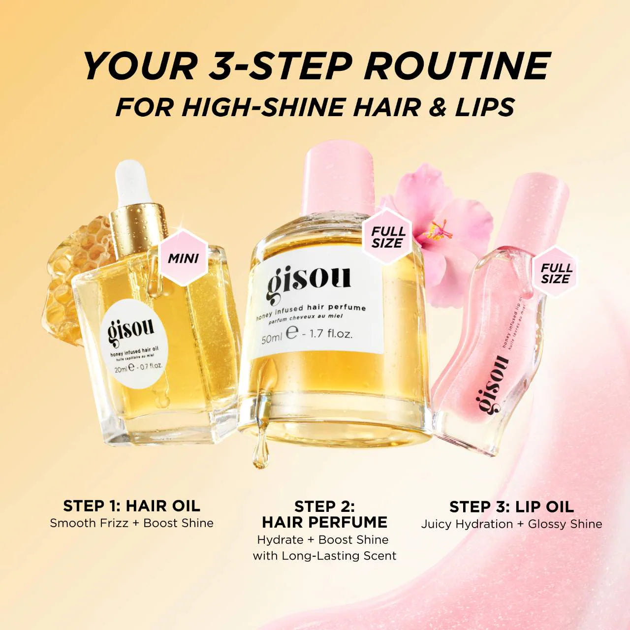 Pre Venta: Gisou | Honey Gloss Hydration Trio Set |