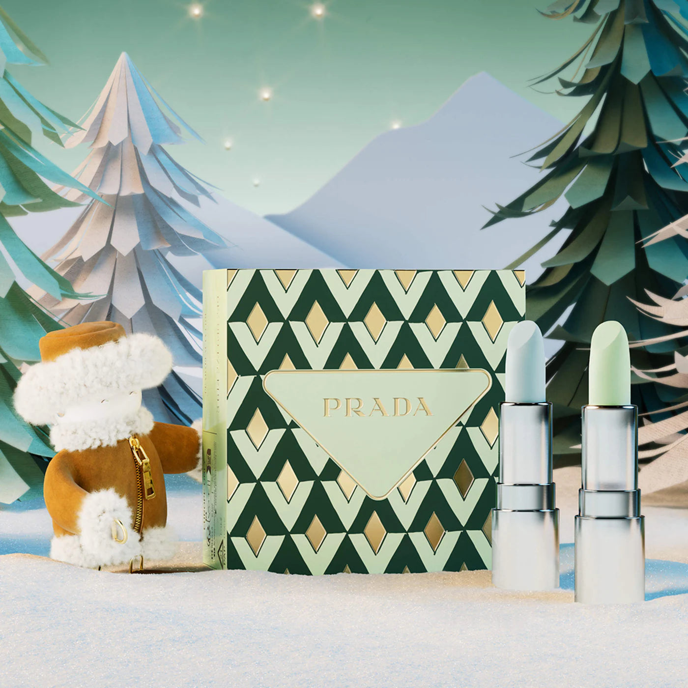 Pre Venta: Prada Beauty | Mini Hydrating Lip Balm Holiday Gift Set