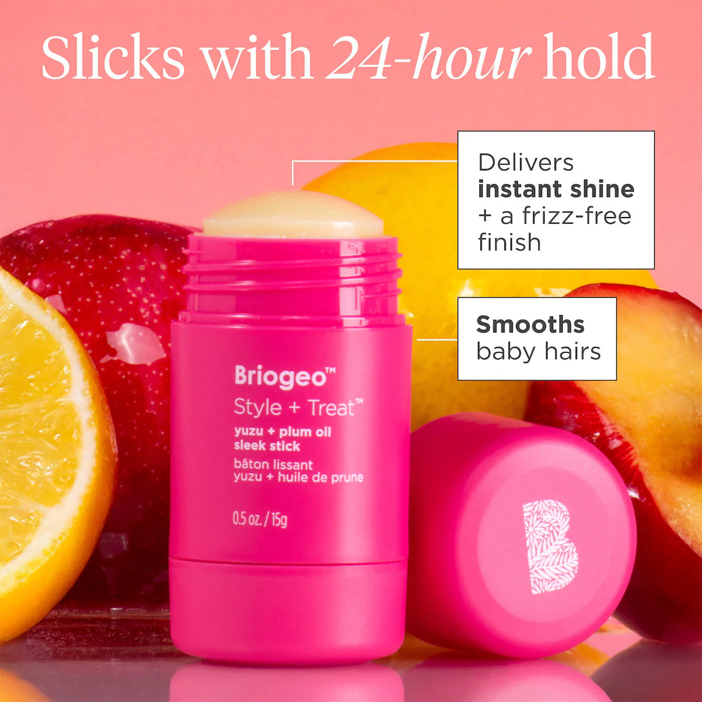 Pre Venta: Briogeo | Style + Treat Hair Sleek Stick + Limited Edition Key Chain Gift Set