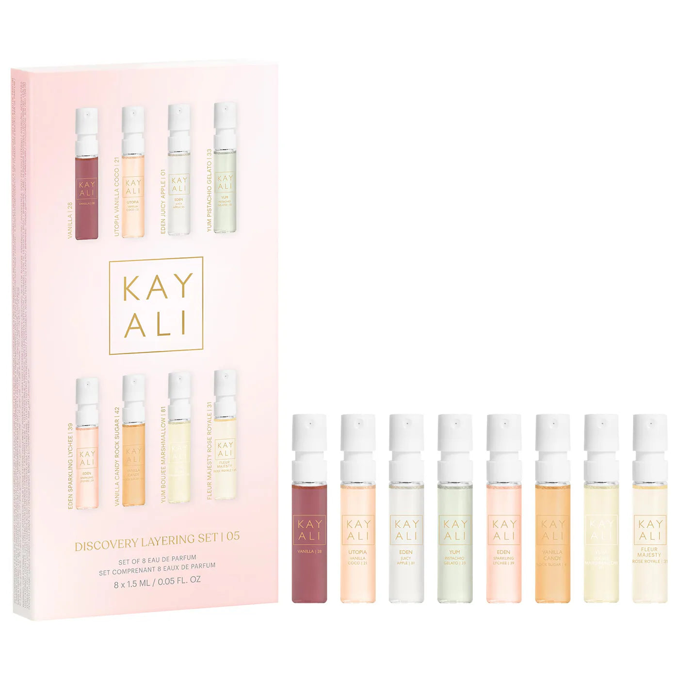 Pre Venta: Kayali | Discovery Layering Mini Perfume Sampler Set