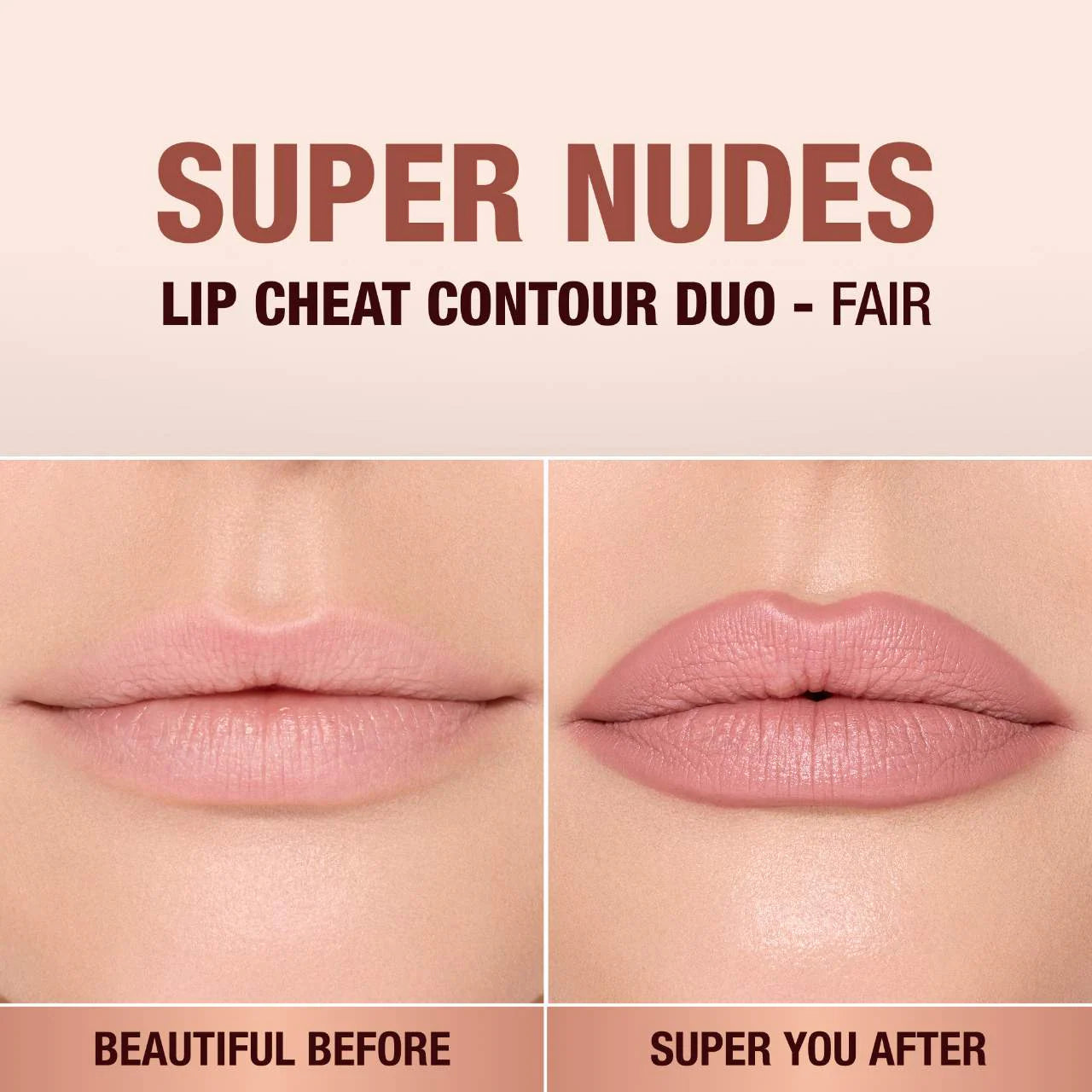 Pre Venta: Charlotte Tilbury | Super Nudes Lip Cheat Contour Duo Lip Liner
