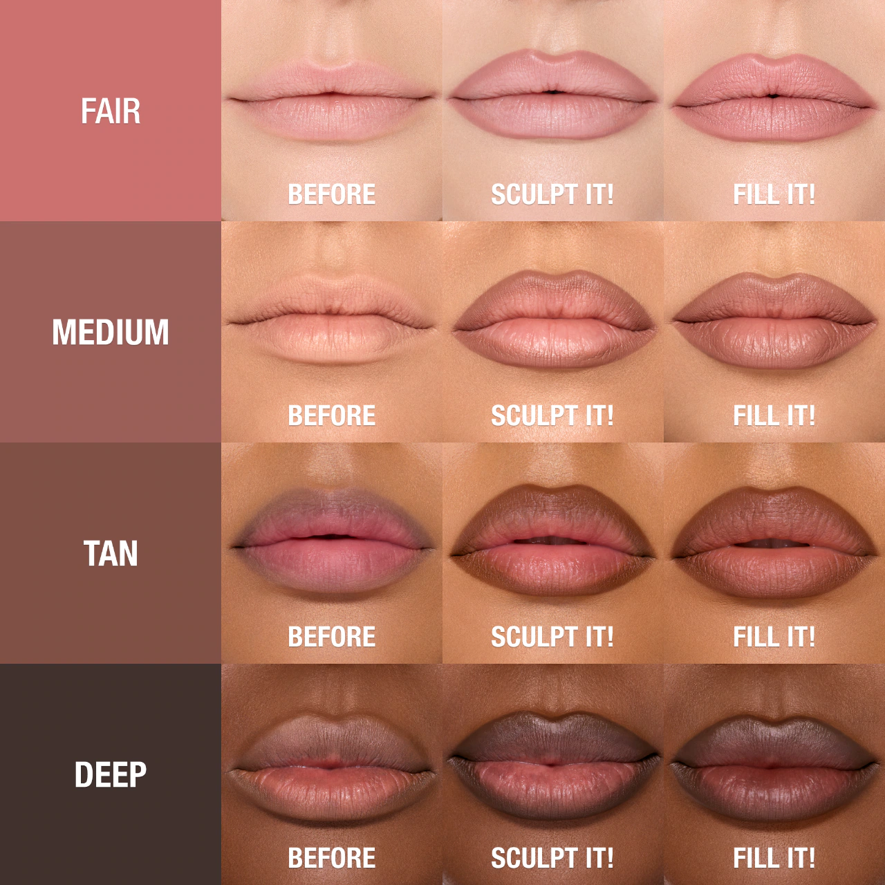 Pre Venta: Charlotte Tilbury | Super Nudes Lip Cheat Contour Duo Lip Liner