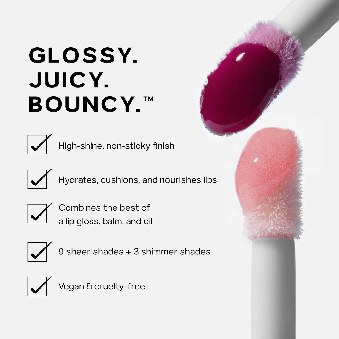Pre Venta: Saie | Glossybounce Lip Gloss-Oil Duo Gift Set
