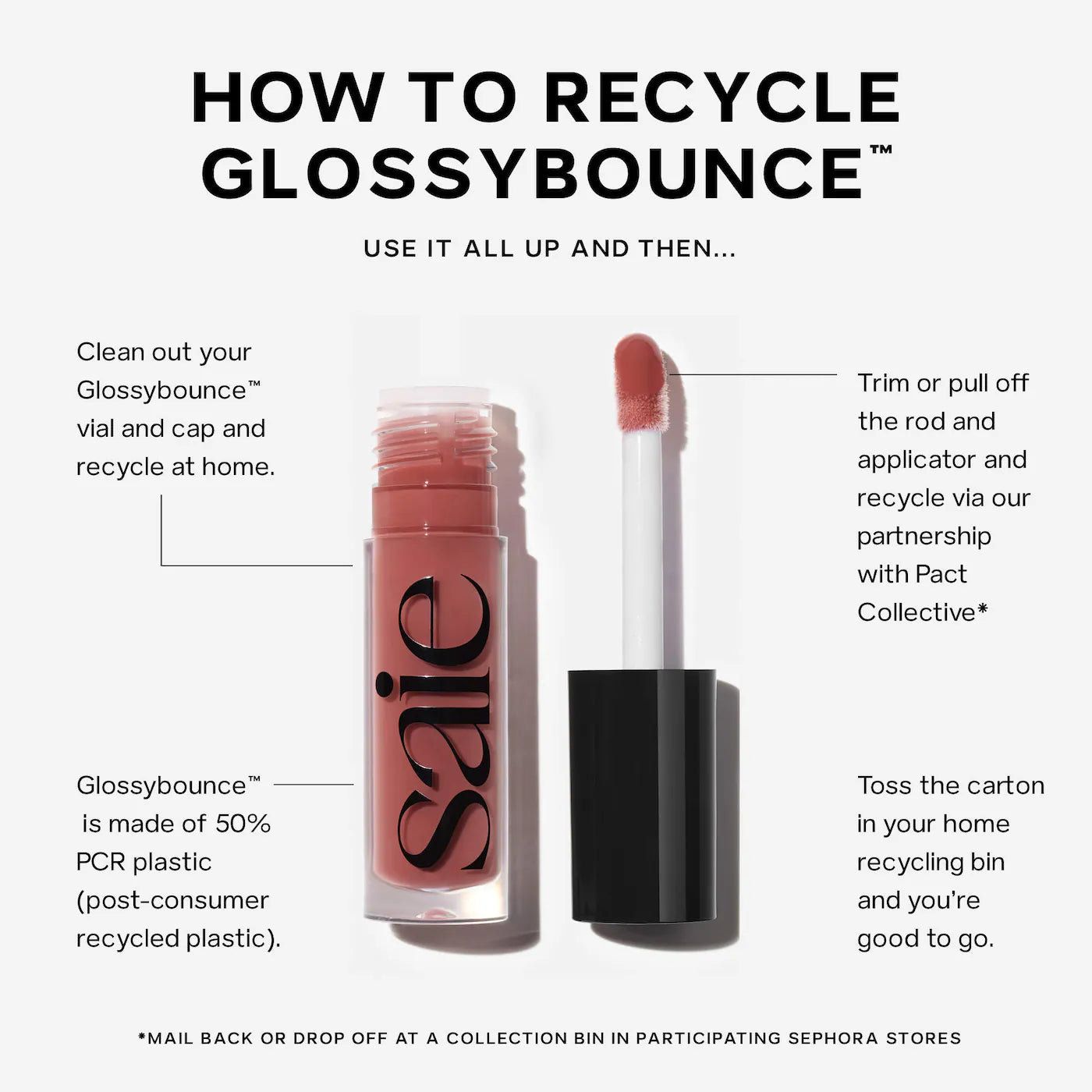 Pre Venta: Saie | Glossybounce Lip Gloss-Oil Duo Gift Set