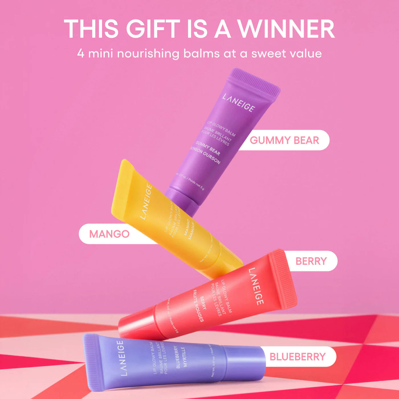 Pre Venta: Laneige | Mini Lip Glowy Balm Gift Set