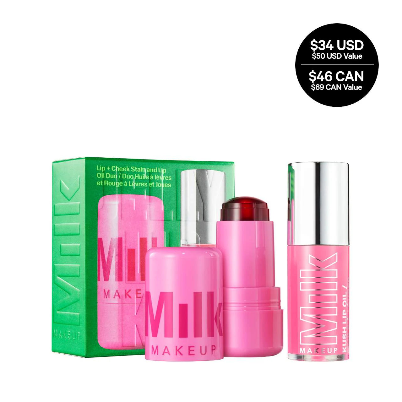 Pre Venta: Milk Makeup | The Jelly Lip Kit: Lip + Cheek Stain & Lip Oil Duo