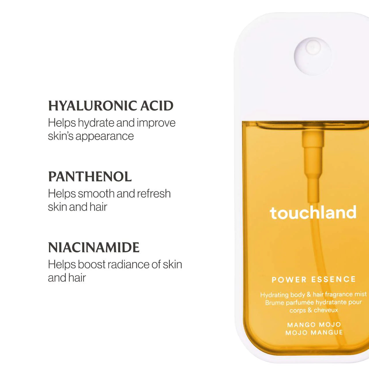 Pre Venta: Touchland | Mango Mojo Power Essence Body & Hair Fragrance Mist