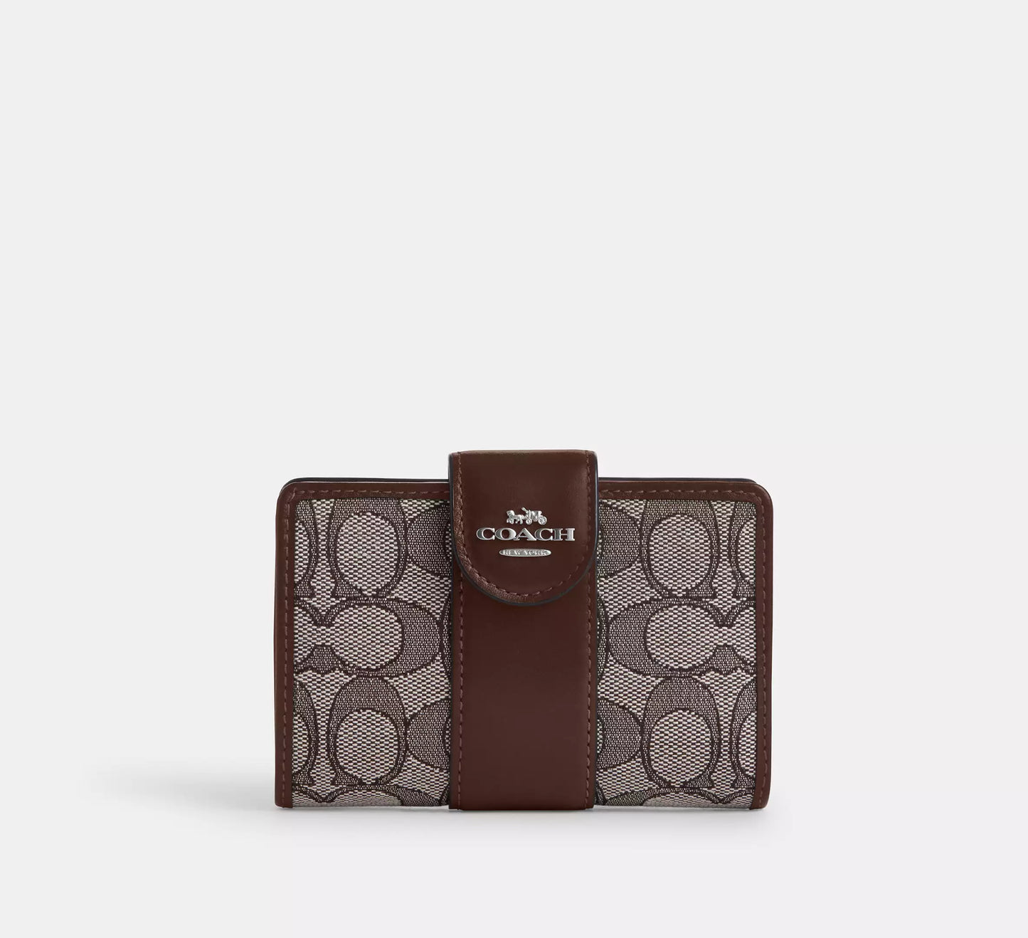 Pre Venta: C0ach | Medium Corner Zip Wallet In Signature Canvas